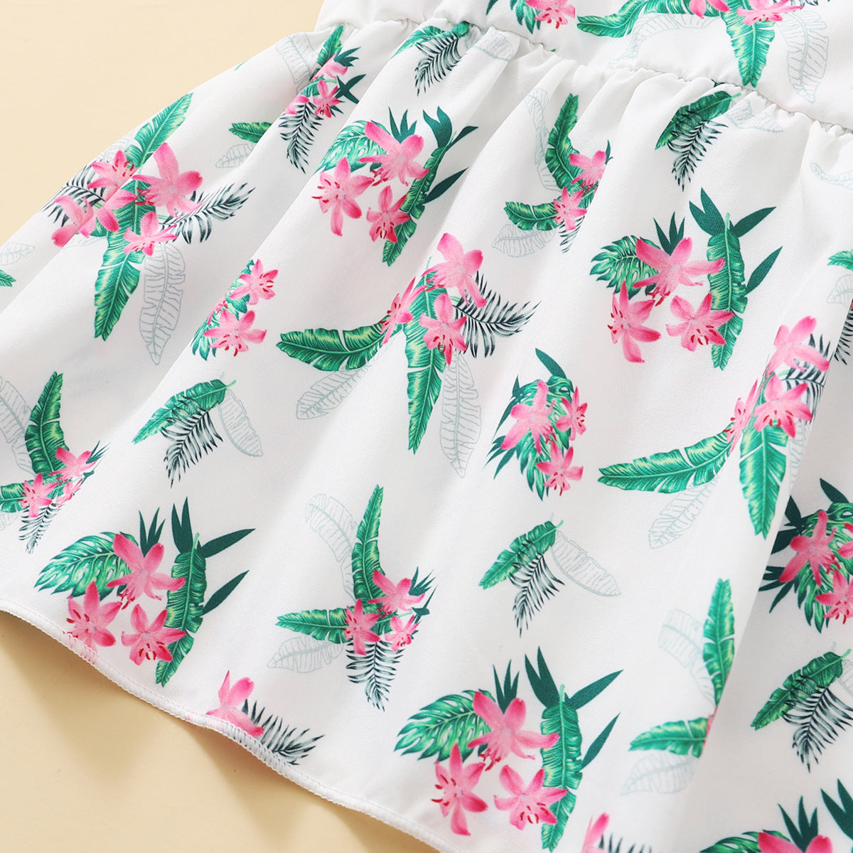 Wholesale Rustic Lily Tops + Shorts Polyester Baby Clothes